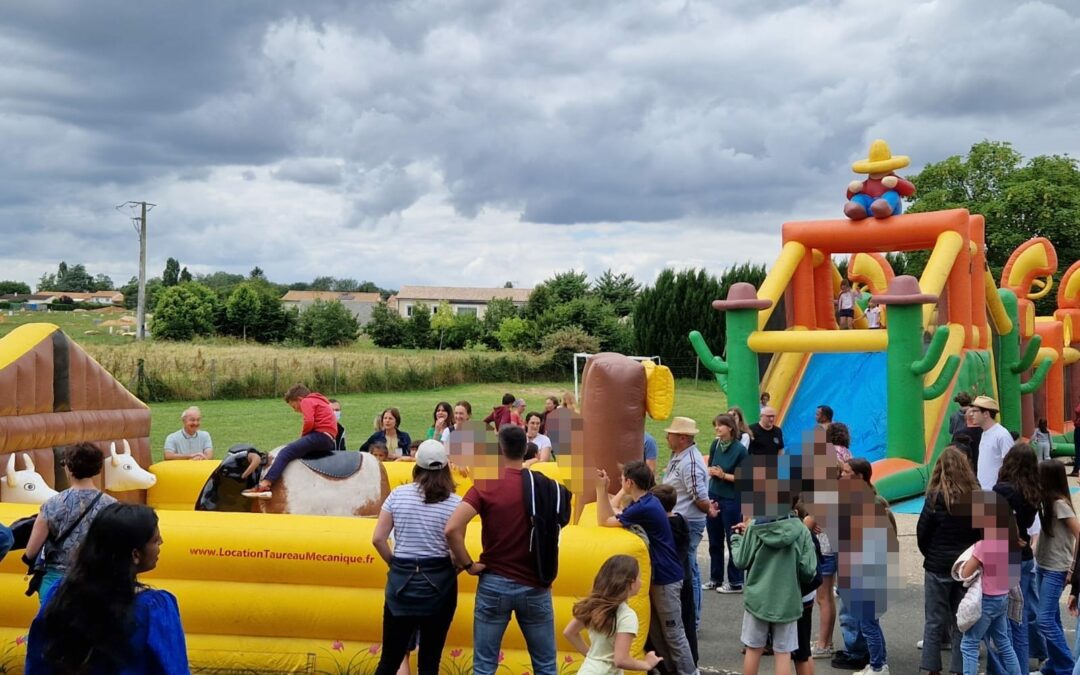 Fête de l’école de Bignoux du samedi 22 juin 2024 : « Le ranch de Mc Cousteau ».