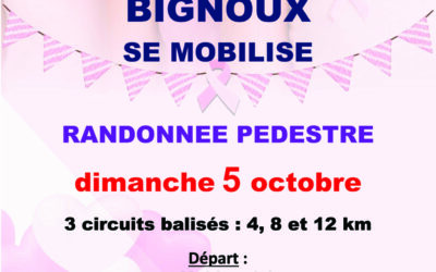 Randonnée pédestre Octobre Rose