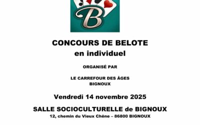 Concours de belote