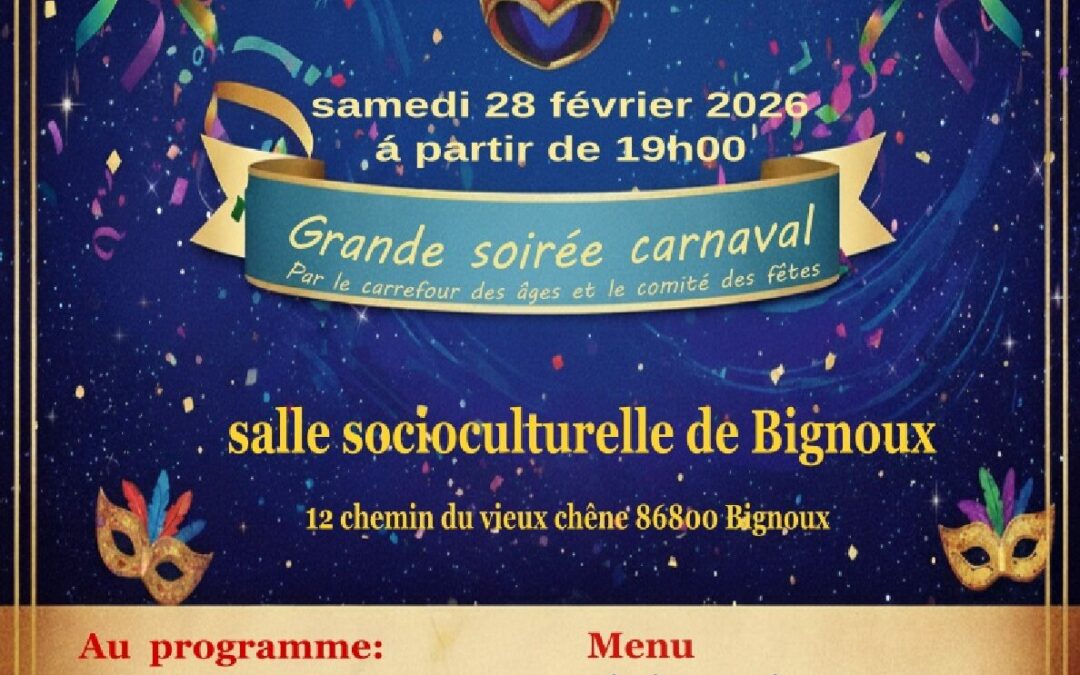 Soirée carnaval